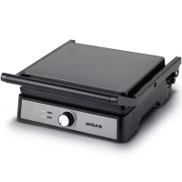 GRILL MIDAS MD-CONTAC 4 PANES NEGRO