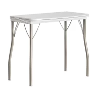 MESA CARRA 216 BLANCO PLATA