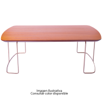 MESA CENTRO ACTIVA 3502 METALIC PINHAO B/NE 1000X600