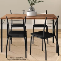 JGO DE COMEDOR CARRA VALENCIA 1586 4S 1700 PLATA