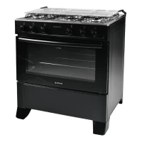 COCINA ATLAS COLISEUM PLUS 5B S/ENC. NEGRO