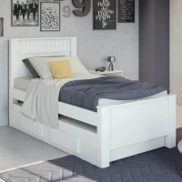 CAMA LOPAS 40595568 ATHENAS BLANCO C/CAMA AUXILIAR