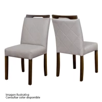 SILLA AGILE ANA 8 UDS CARVALHO /TEC 415-C 7744