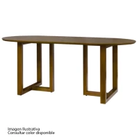 MESA AGILE MALI 3519V 1800X900 CARVALHO/NEGRO LIGHT