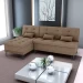 SOFACAMA MX NICE 15787 2L+CHAISE T.498 MARRON